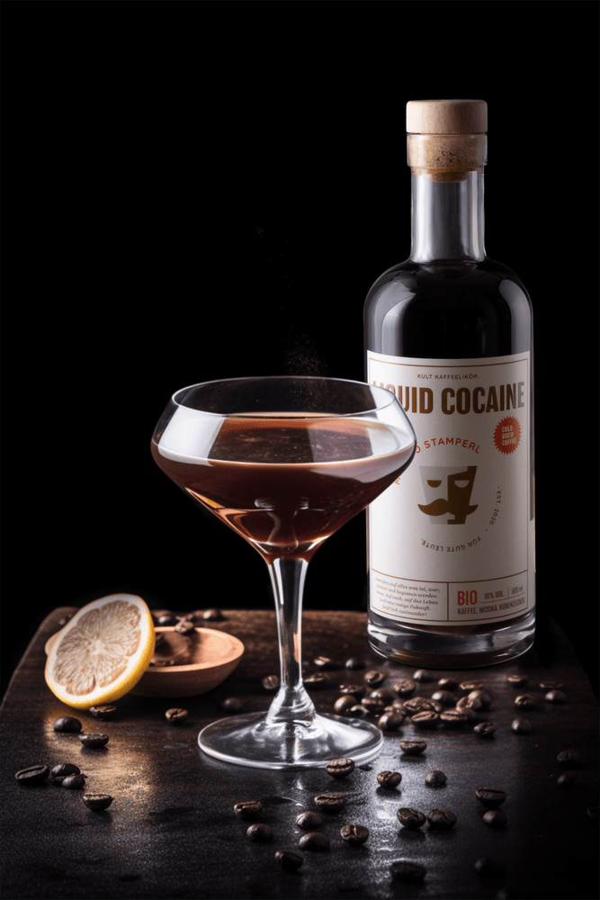 Liquid Cocaine | Kaffeelikör | 1 x 500 ml  | BIO Kultgetränk | Perfekt für Espresso Martini